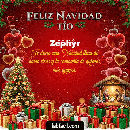 GIF Animado de Feliz Navidad para Zephyr - Feliz Navidad Tío