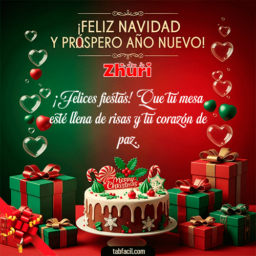 GIF Animado de Feliz Navidad para Zhuri - Feliz Navidad y Próspero Año Nuevo