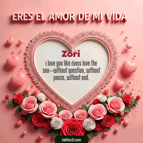 GIF de Zori - Tú eres el amor de mi vida