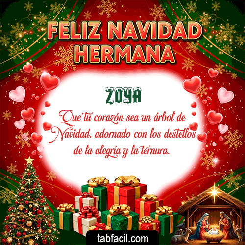 Feliz Navidad Hermana Feliz Navidad Zoya
