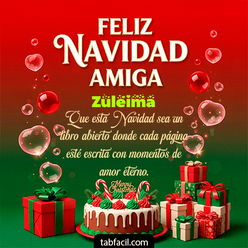 Feliz Navidad Amiga Feliz Navidad Zuleima