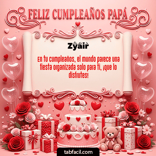 Gif Feliz Cumpleaños Papá Zyair