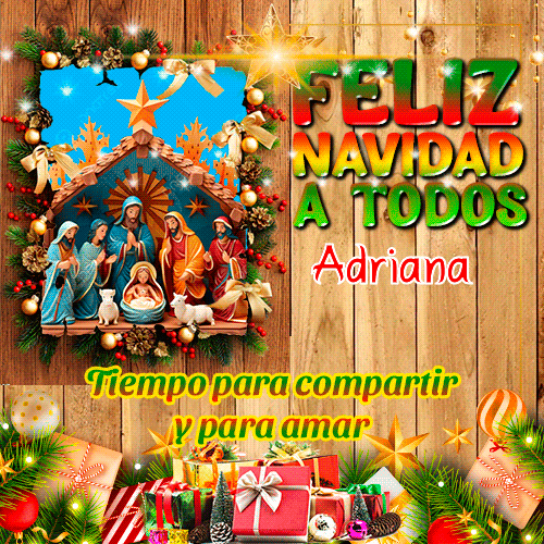 Feliz Navidad a Todos Adriana