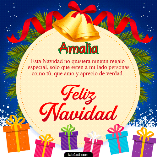 Feliz Navidad IV Amalia