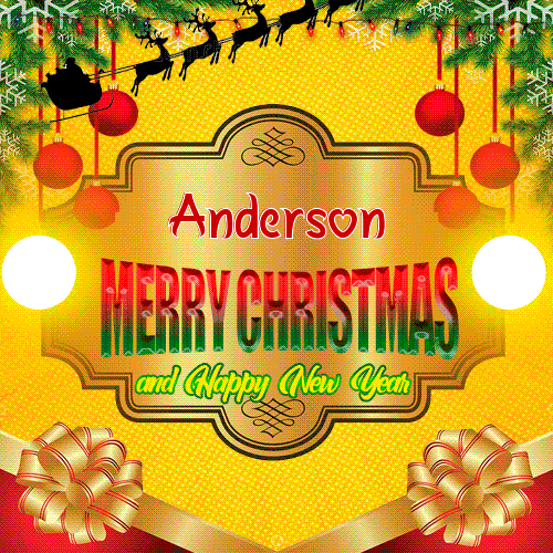 Merry Christmas And Happy New Year Anderson