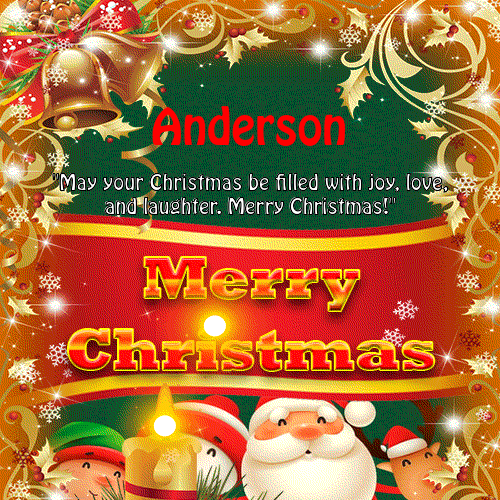 Merry Christmas Anderson