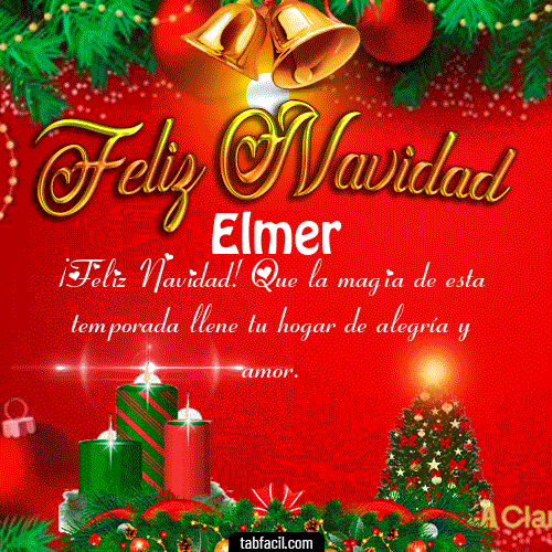 Feliz Navidad Elmer