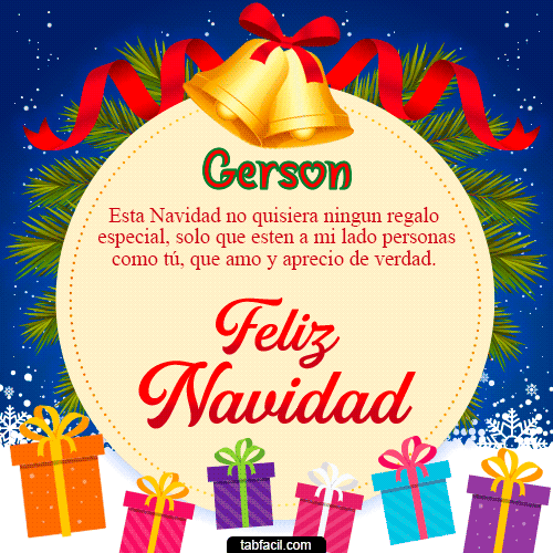 Feliz Navidad IV Gerson