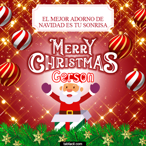Merry Christmas III Gerson