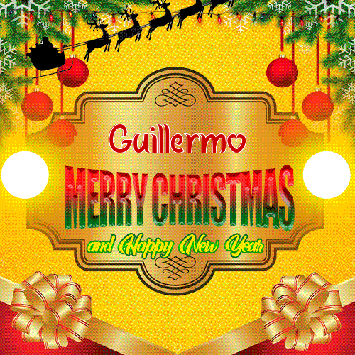 Merry Christmas And Happy New Year Guillermo