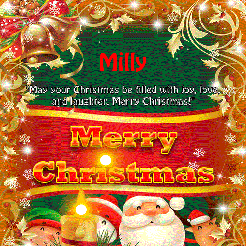Gif Milly Merry Christmas