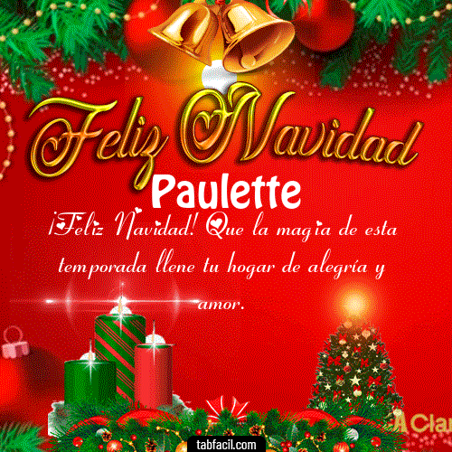 Gif Paulette Feliz Navidad