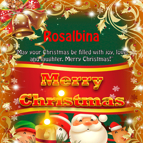 Gif Rosalbina Merry Christmas