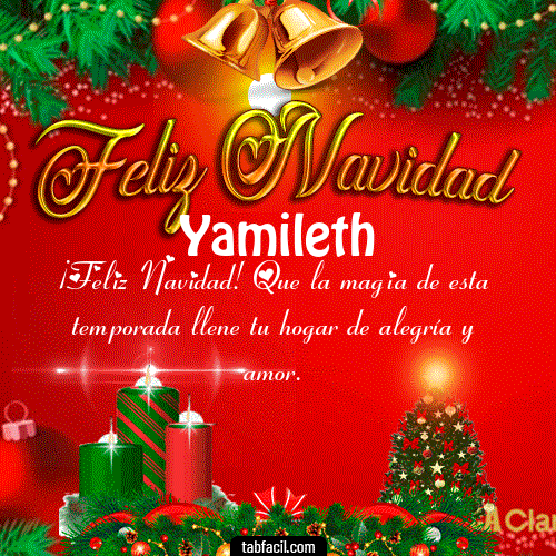 Feliz Navidad Yamileth