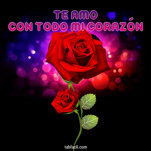 GIF de Te Amo con todo mi corazón Belén