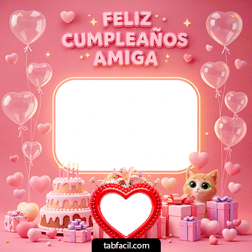 Gif Feliz Cumpleaños Amiga!