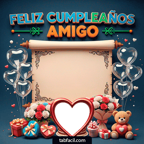 Gif Feliz Cumpleaños Amigo