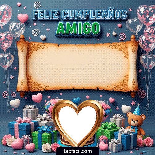 Gif Feliz Cumpleaños Amigo
