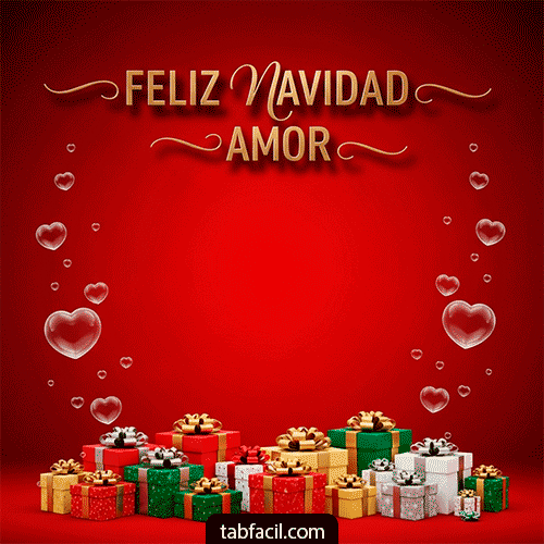 Generar Gif Feliz Navidad Amor I