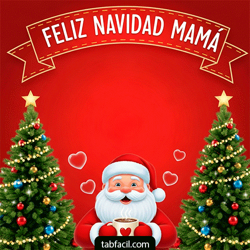 GIF de Feliz Navidad Mamá III Margarita