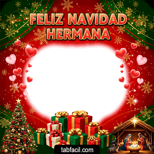 GIF de Feliz Navidad Hermana Fernanda