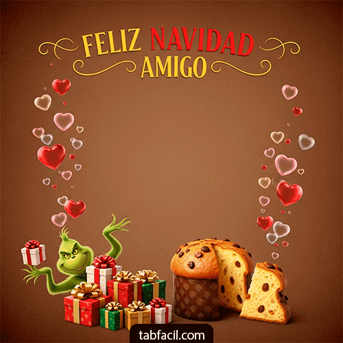 Generar Gif Feliz Navidad Amigo I