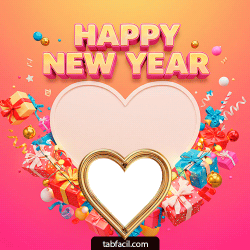 Gif Happy New Year lights