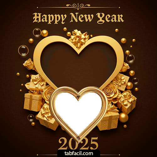 Gif Happy New Year lights Panetón