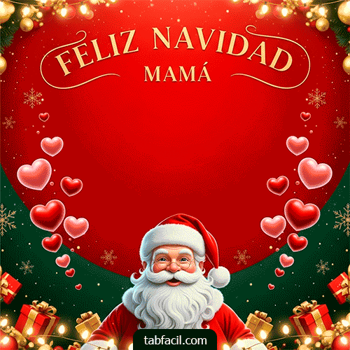 GIF de Feliz Navidad Mamá Margarita