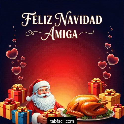 GIF de Feliz Navidad Amiga II Margarita
