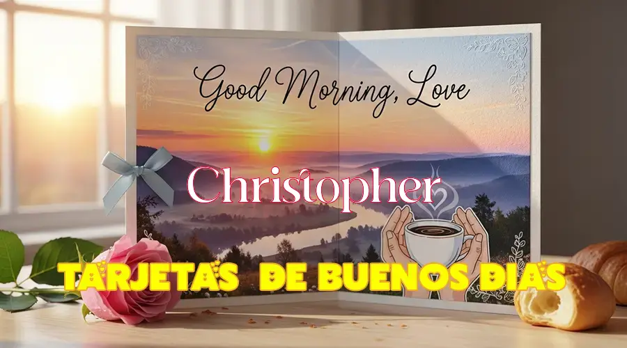 Buenos Dias Christopher