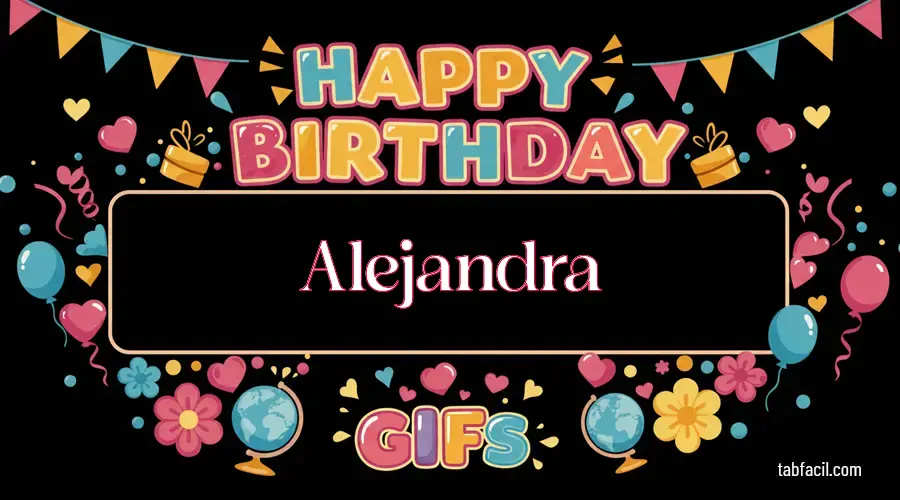 Feliz Cumpleaños Alejandra