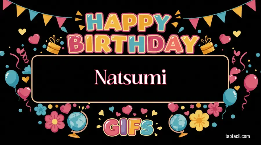 Feliz Cumpleaños Natsumi