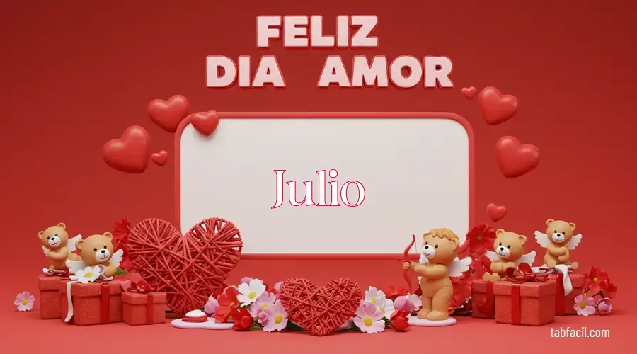 Feliz Dia Amor Julio