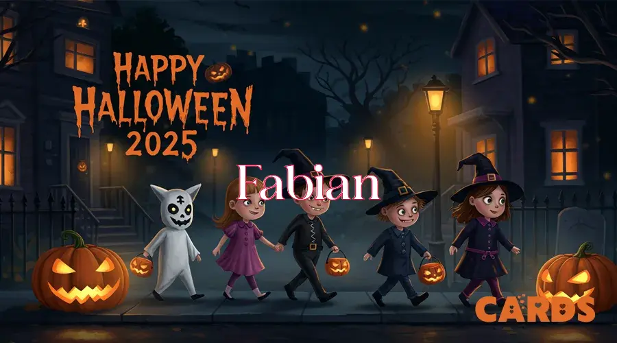Feliz Halloween Fabian