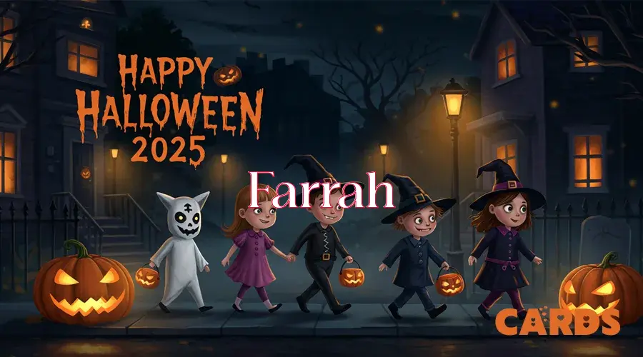Feliz Halloween Farrah