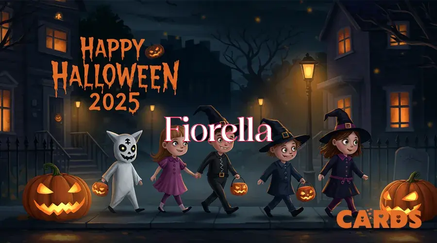 Feliz Halloween Fiorella